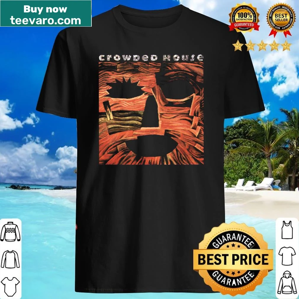 Tribute shirt featuring iconic Crowded House typography