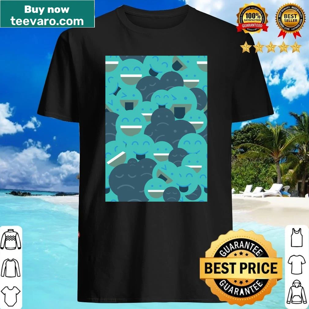 Cute and funny emoji graphic shirt