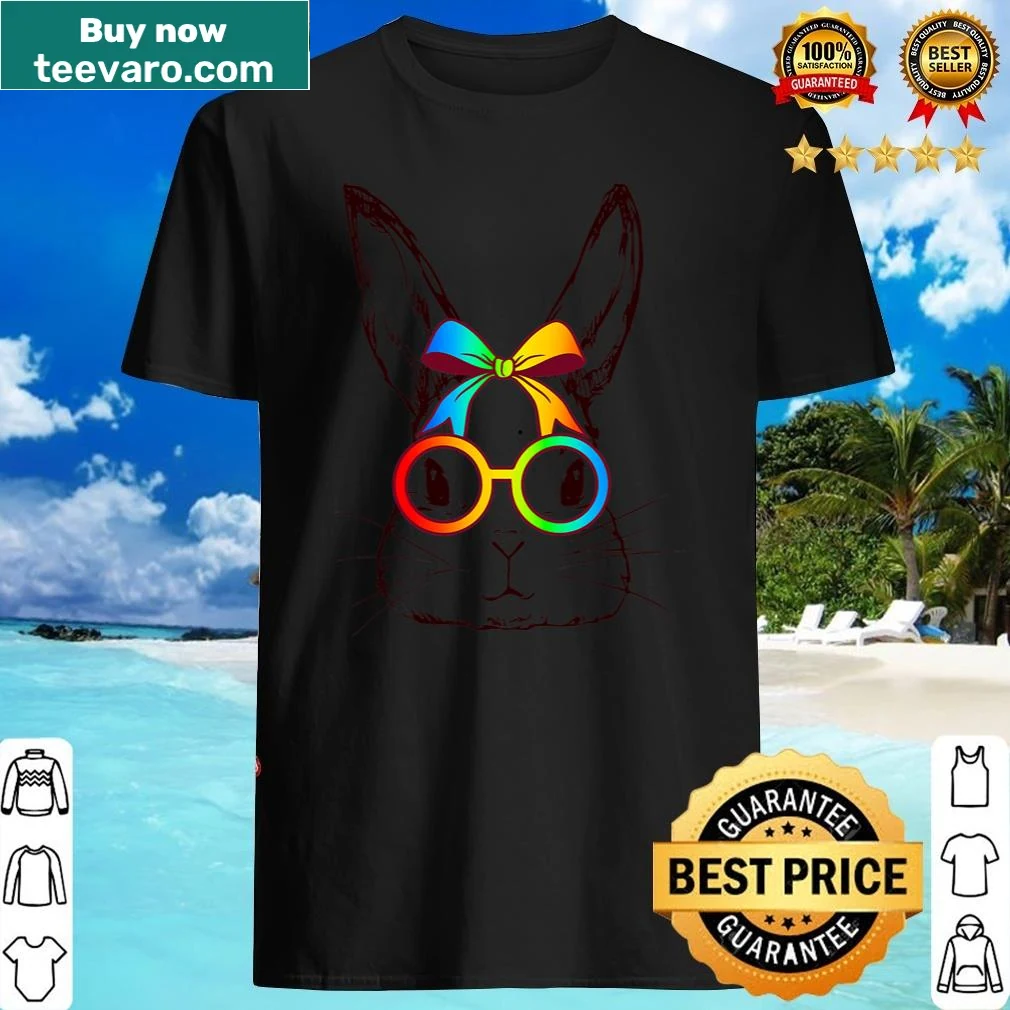 Cute bunny face shirt for Easter