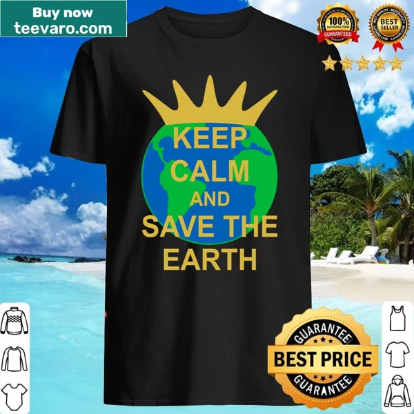 Earth Day T-shirt with 'Earth King' text design