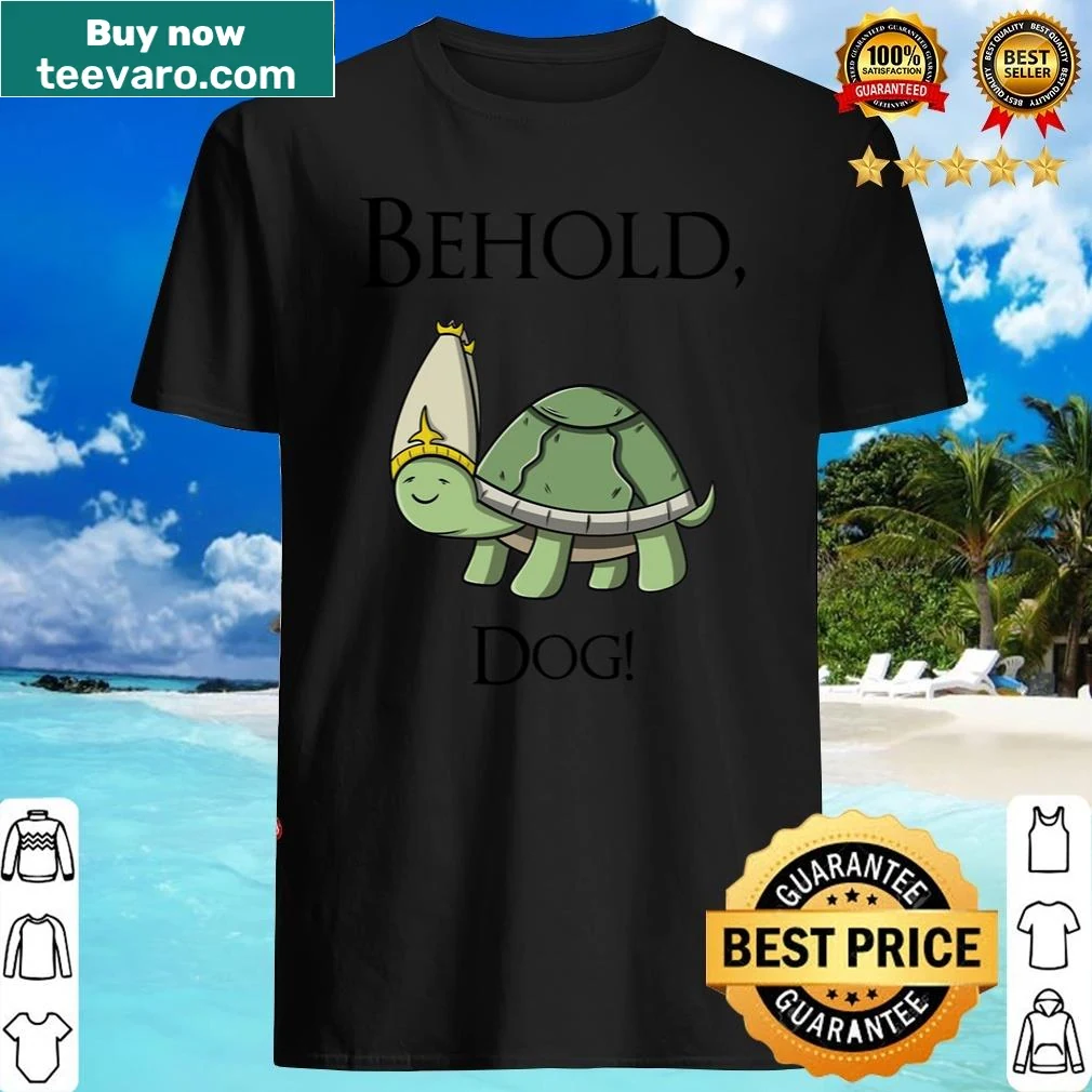 Whimsical Elden Ring shirt with dog illustration and humorous text