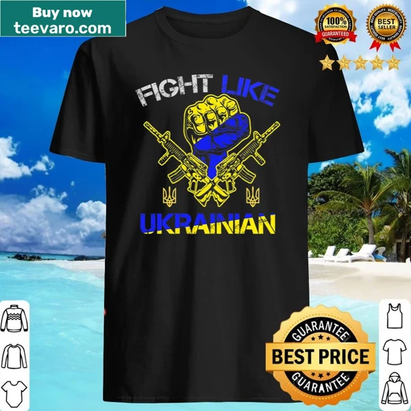 Supportive 'Fight Like Ukrainian' graphic for solidarity