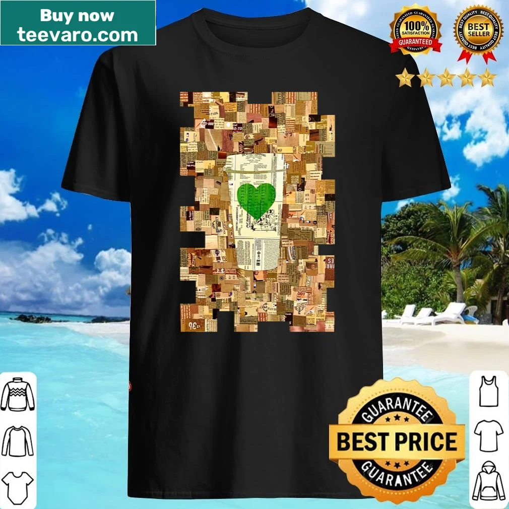 Typographic shirt celebrating love and coffee