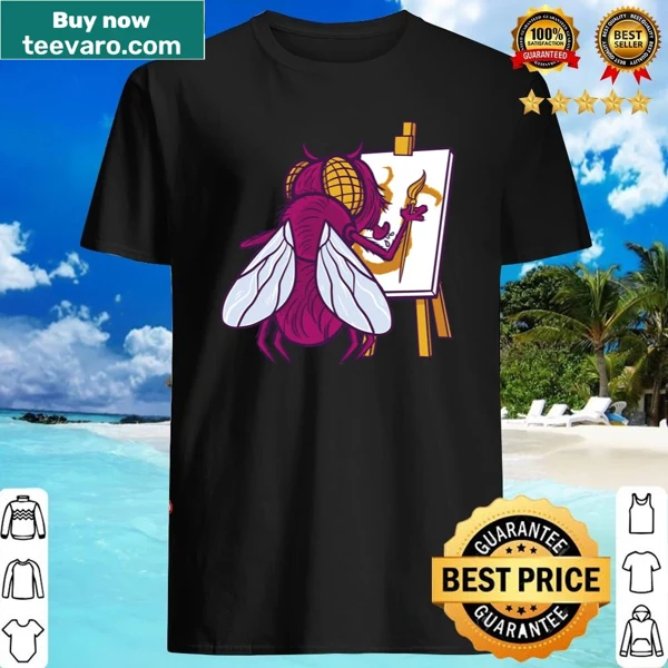 Drosophila insect illustration shirt for biology lovers