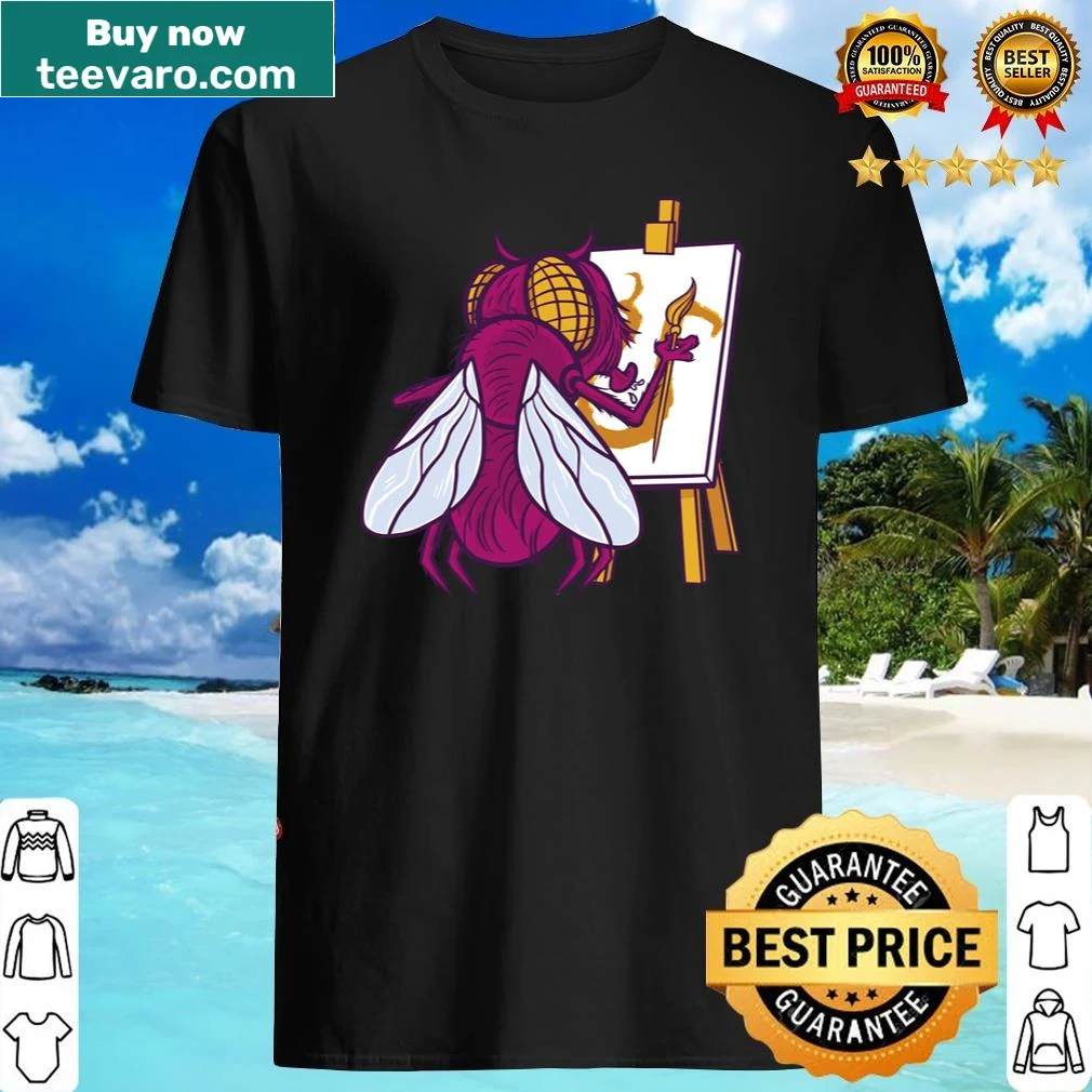 Drosophila insect illustration shirt for biology lovers