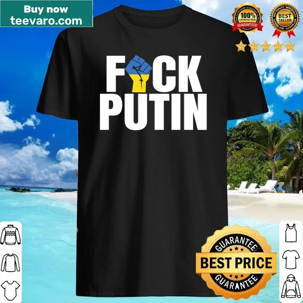 Bold shirt with a direct anti-Putin message