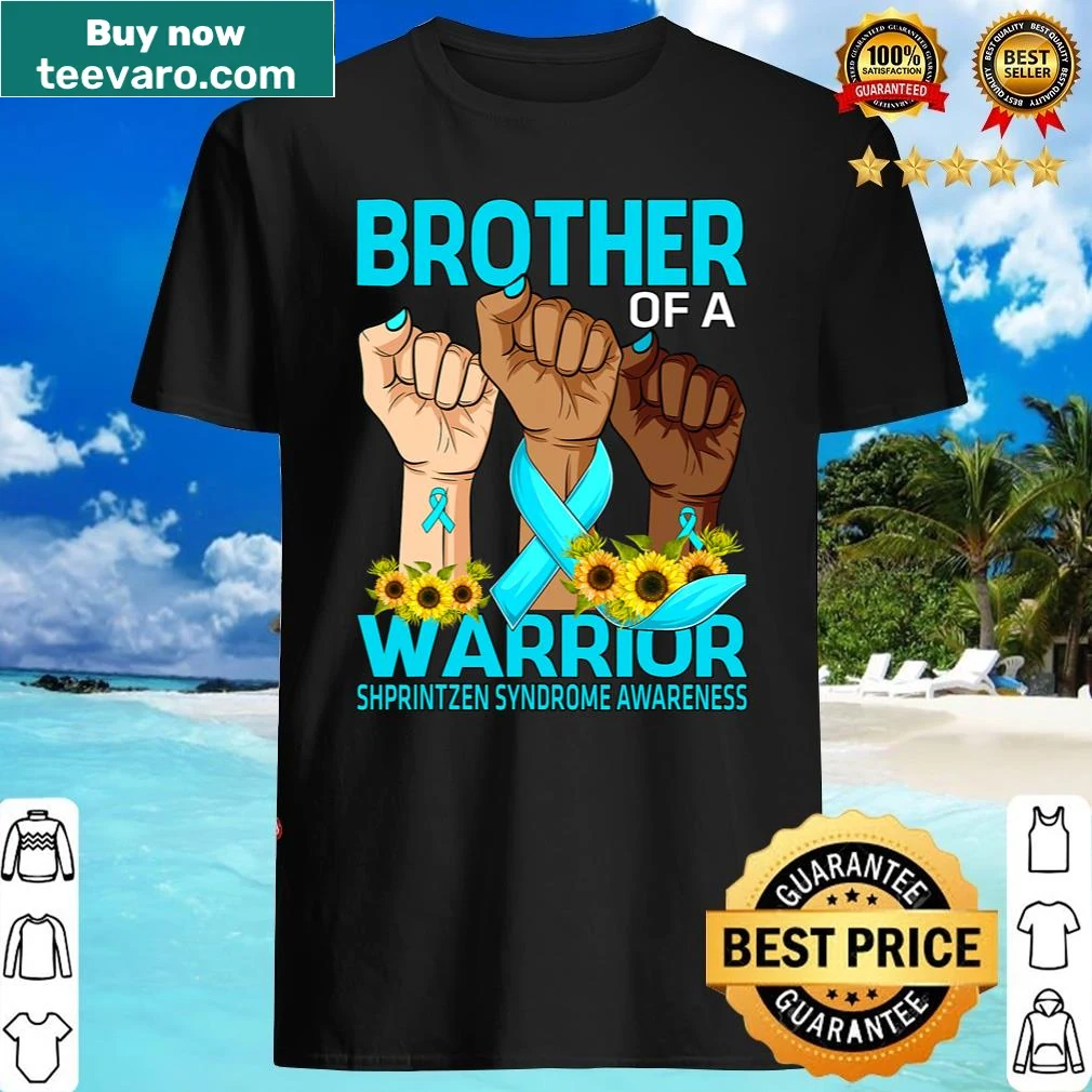 Typography shirt honoring brothers of warriors with Shprintzen Syndrome