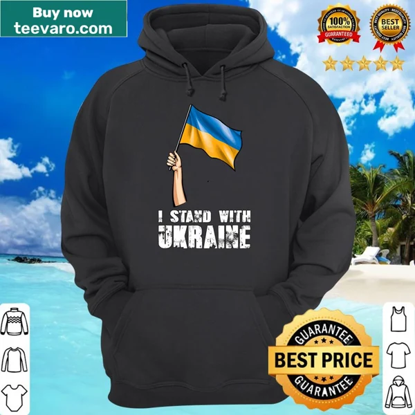 Ukrainian pride hoodie with supportive design