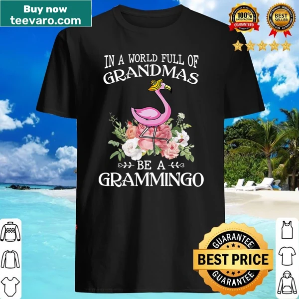 Whimsical shirt featuring a flamingo and a humorous message.