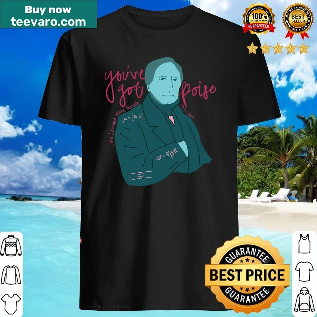 Tribute shirt featuring Jean Leonard Marie Poiseuille's name