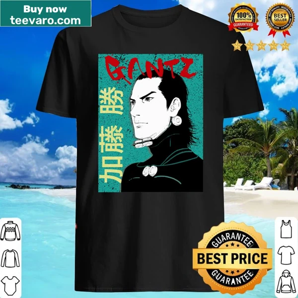 Artistic graphic shirt inspired by Kato Gantz's unique style.