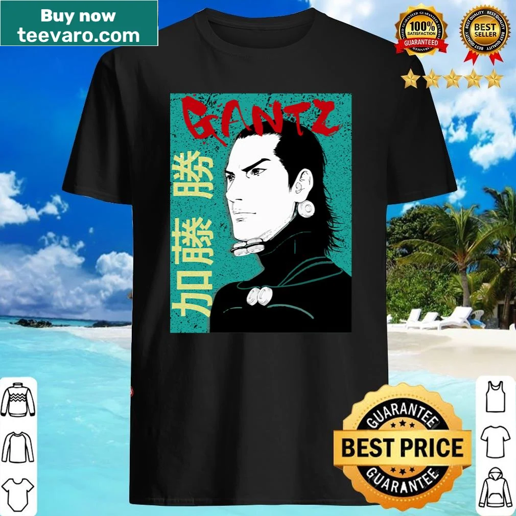 Artistic graphic shirt inspired by Kato Gantz's unique style.