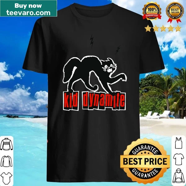 T-shirt featuring an illustration of Kid Dynamite in a boxing pose
