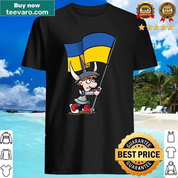 Illustrative charity shirt supporting Ukraine