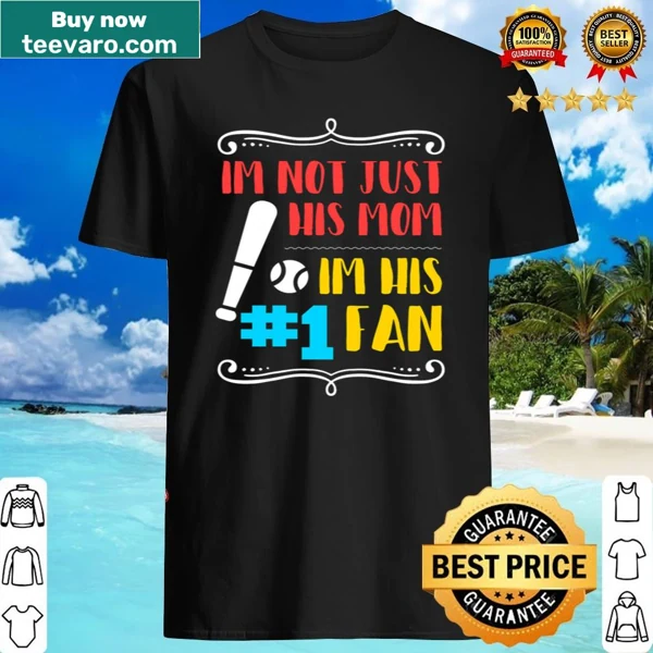 Sentimental shirt for baseball moms with a heartfelt typography design.