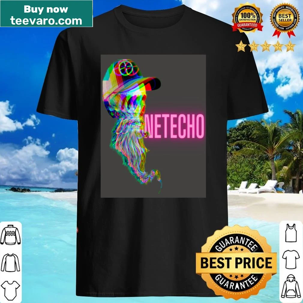 Trippy skull graphic t-shirt with intricate designs.
