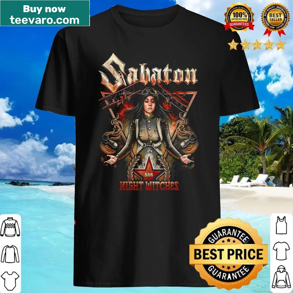 Illustrative Sabaton T-shirt celebrating the band's themes.