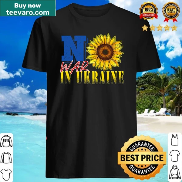 Sunflower illustration with Ukraine flag, promoting peace and solidarity.
