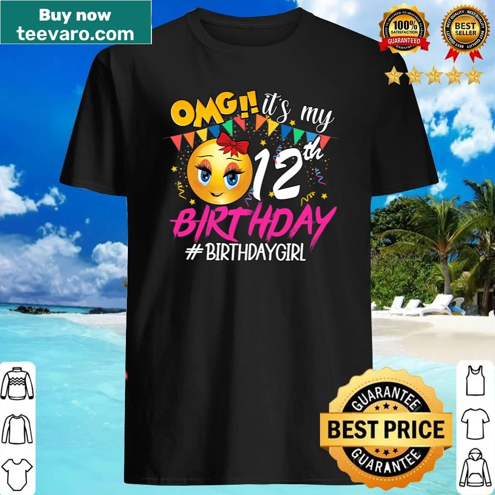 Funny birthday tee for a 12-year-old girl