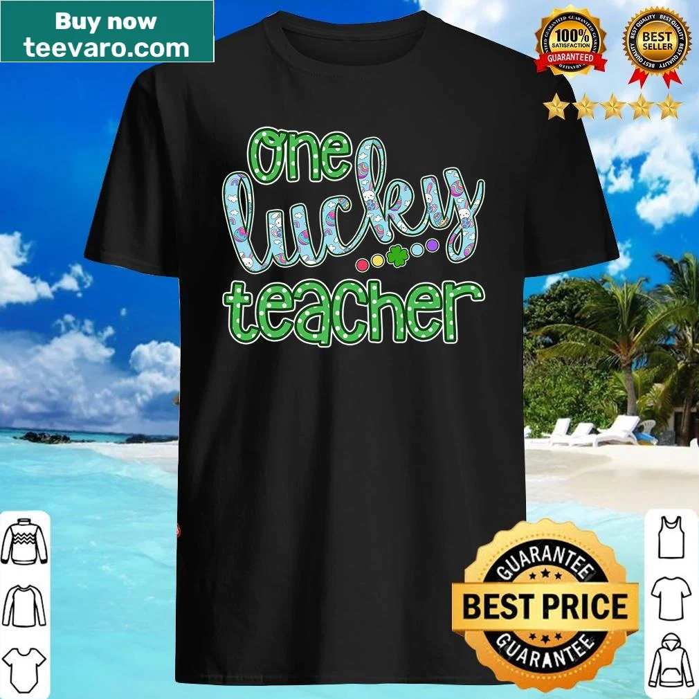 Cute Easter shirt for teachers with playful design