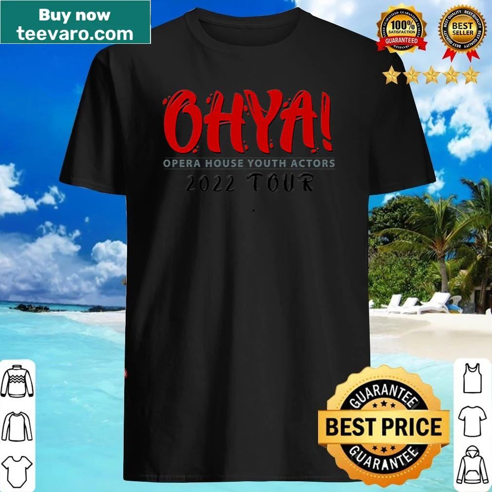 Youth shirt celebrating the Opera House Actor Tour 2022