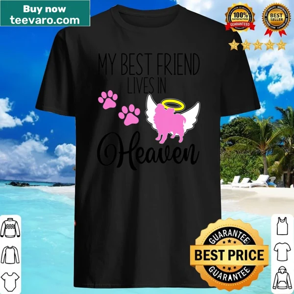 Illustration of a Pomeranian with a message honoring pet loss