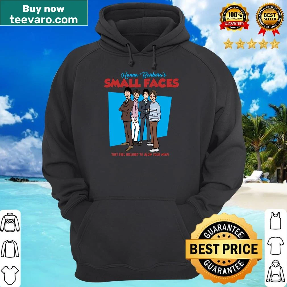 Cartoon design on a small unisex hoodie for a playful look. — on a hoodie