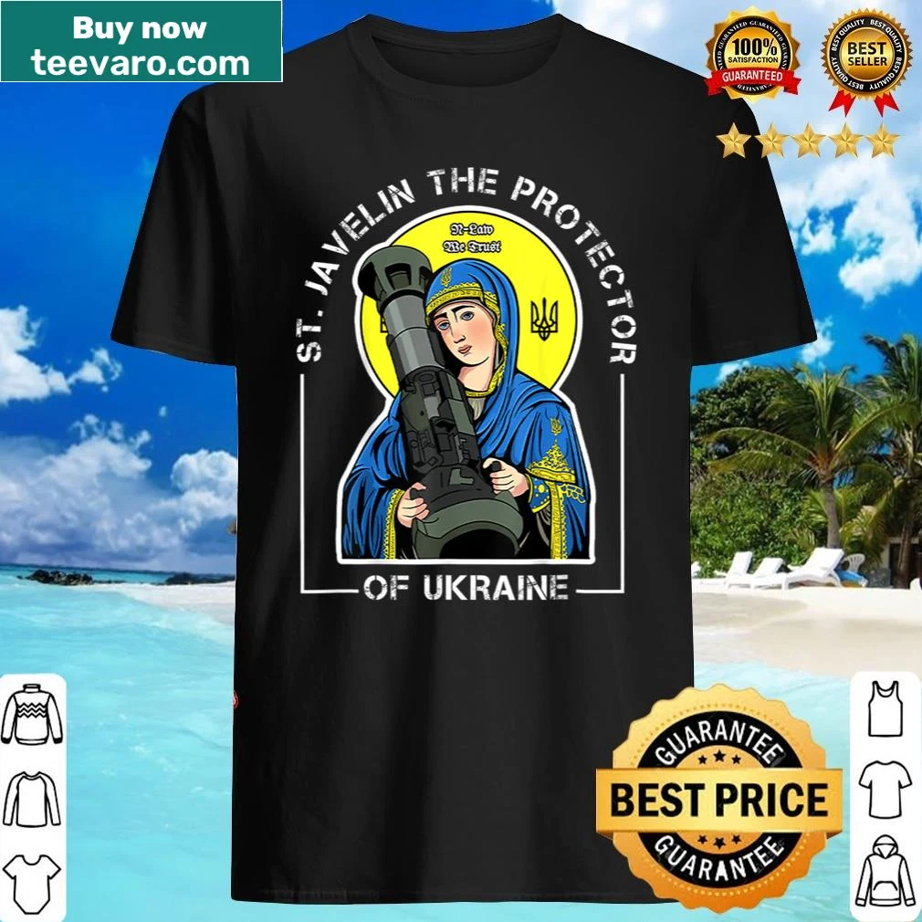 Vintage T-shirt featuring St. Javelin, symbol of protection