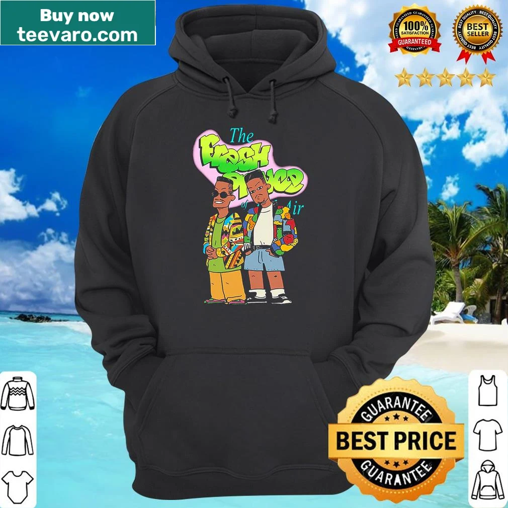 Typography honoring The Fresh Prince Of Bel-Air on a hoodie — on a hoodie