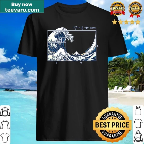 Illustrative shirt inspired by the Fibonacci sequence