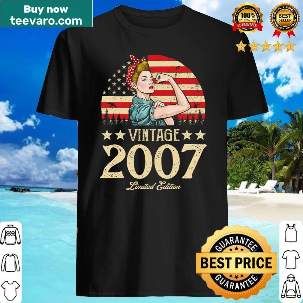 Vintage 2007 limited edition 15th birthday shirt