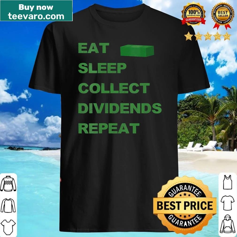 Investment-themed shirt for women featuring dividend stock design