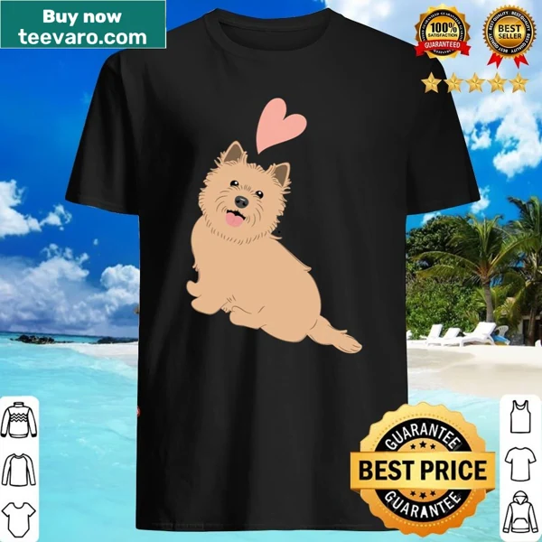 Illustration of a Wheaten Norwich Terrier on a shirt