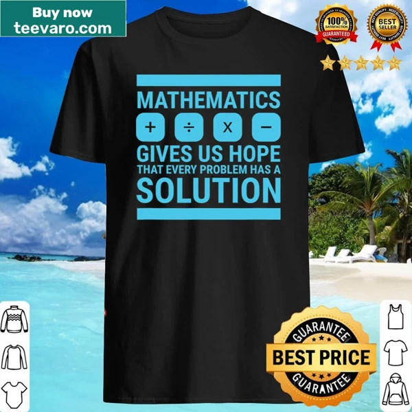 Cute math-themed shirt with 'Give Us Hope' text.