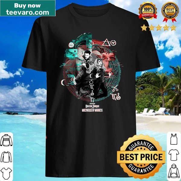 Comic style Doctor Strange and Scarlet Witch shirt