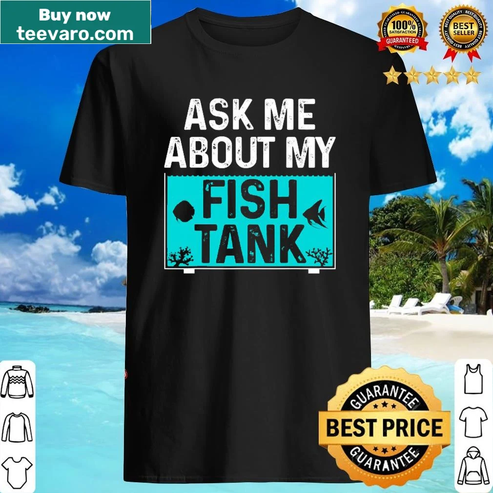 Aquarium-themed shirt for aquarists featuring fun aquatic graphics