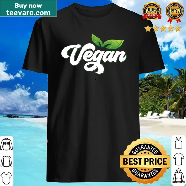 Simple vegan-themed shirt promoting plant-based lifestyle