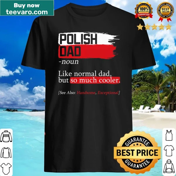 Polish Dad definition t-shirt with typographic design