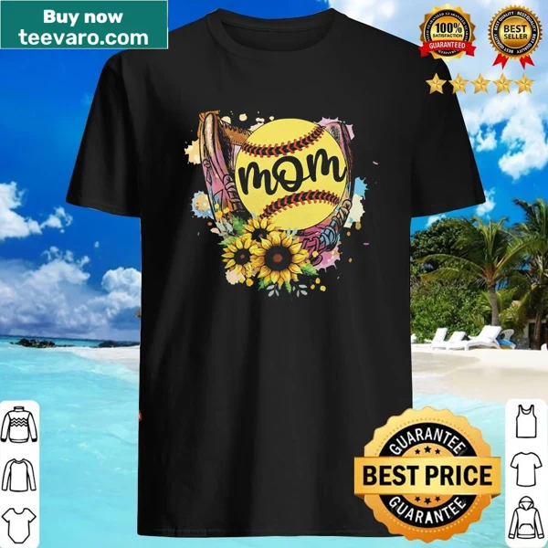 Funny shirt for softball moms with a playful graphic