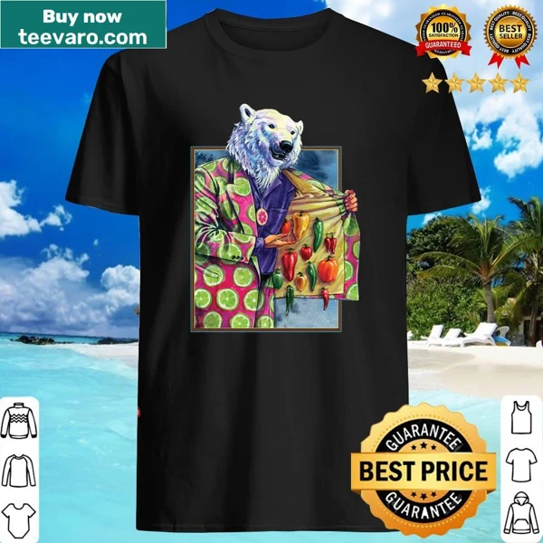 Wearable art shirt featuring surreal graphics by Black Ink Art