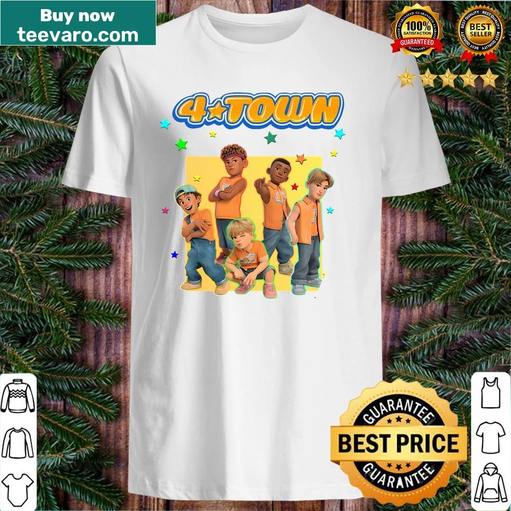 Illustrative t-shirt featuring 4 Town from Turning Red