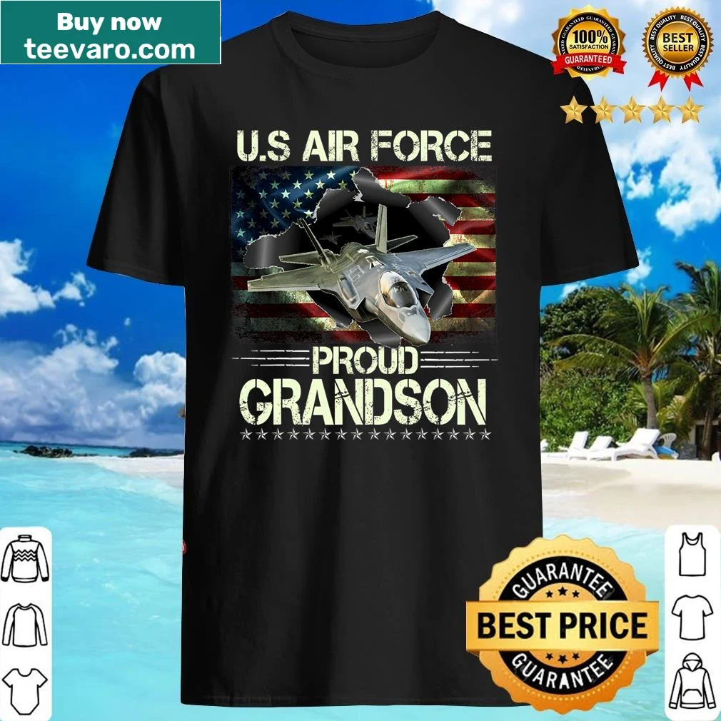 Vintage U.S. Air Force flag graphic on T-shirt