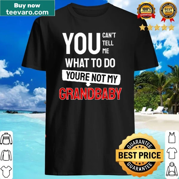 Funny shirt with humorous text about being a grandparent