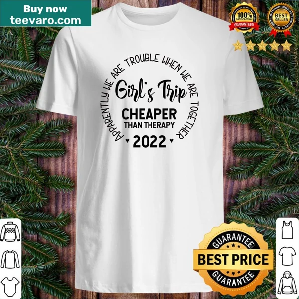 Fun typography shirt celebrating girls' trips and adventures with friends