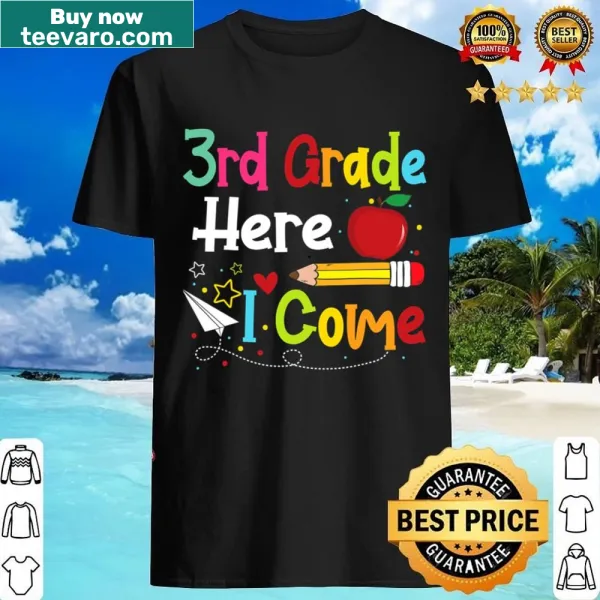 Here I come graphic for third grade students