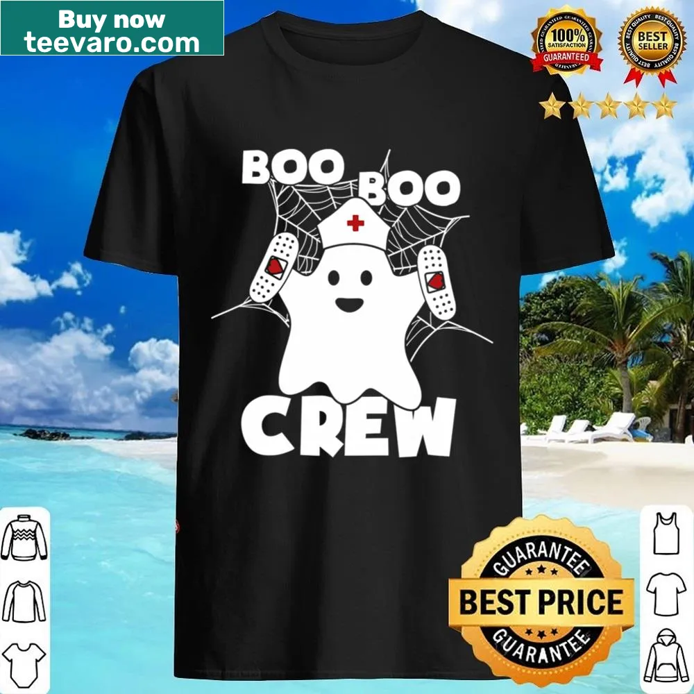 Funny ghost graphic shirt for nurses Halloween