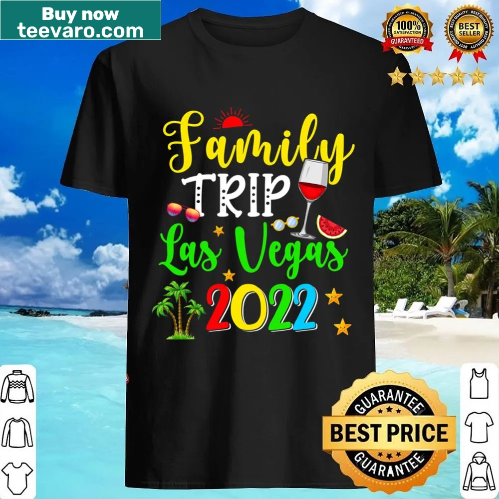 Cartoon wine glasses design celebrating a family trip to Las Vegas