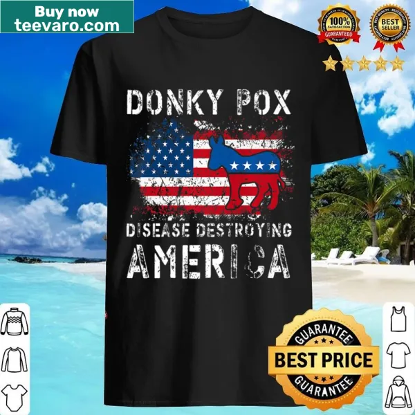 Shirt featuring Let’s Go Brandon and Donkey Pox design