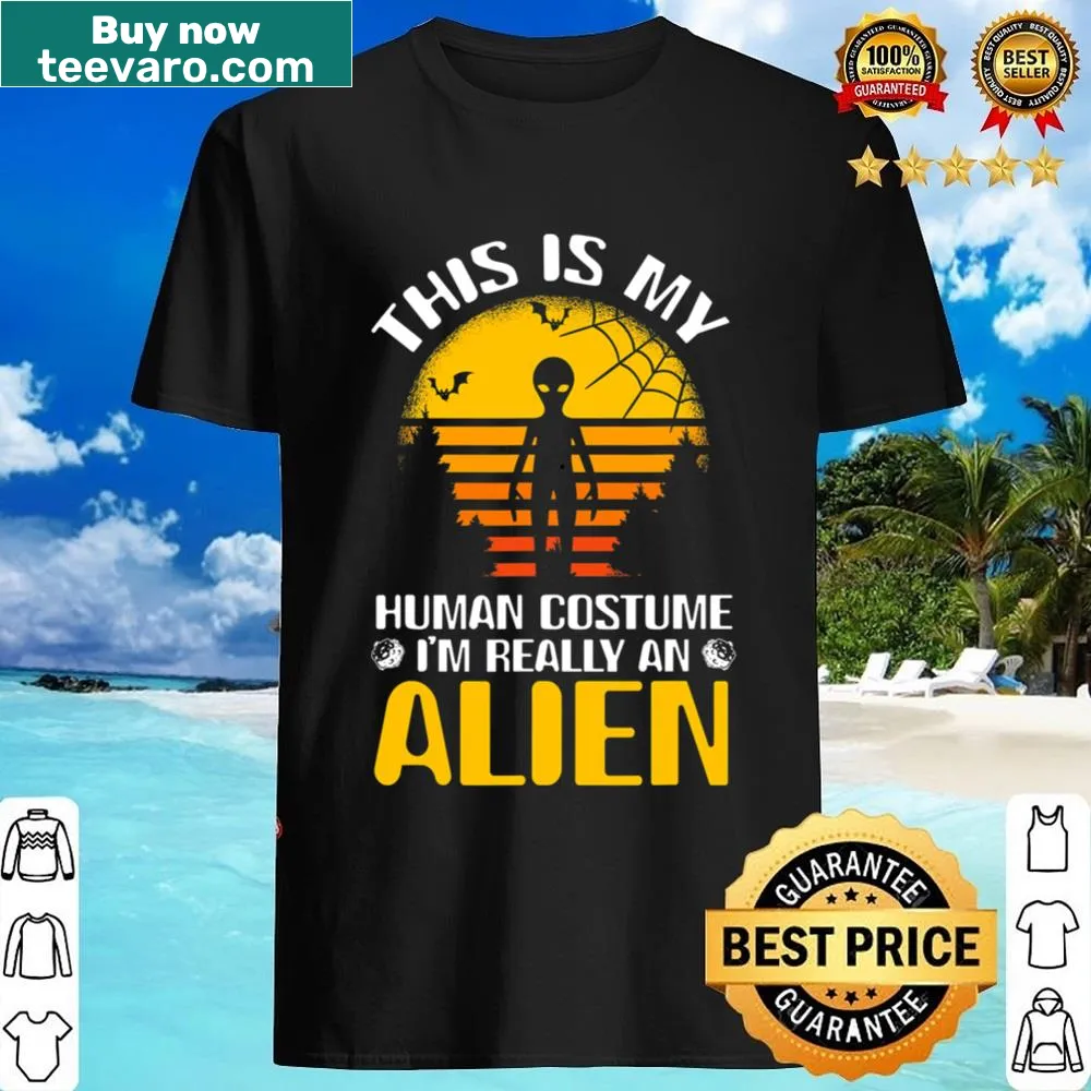 Alien-themed shirt with humorous text