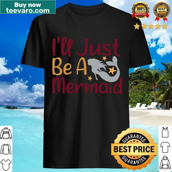 Whimsical mermaid design shirt with playful graphics